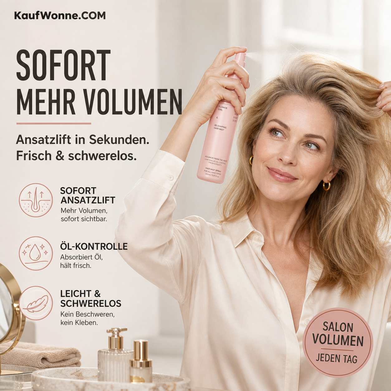 🥳2026 HEISSER VERKAUF🥳💞Über 50.000 verkauft!⏳✨Volumenspray für Haaransatz