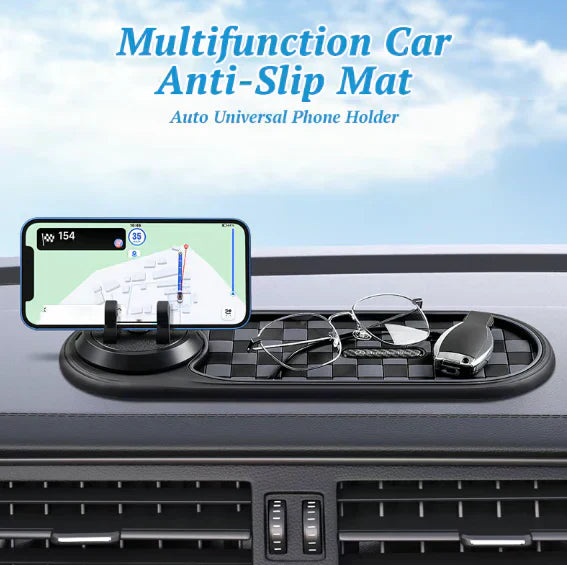 🚗📱 Flexibler Auto-Handyhalter mit rutschfester Unterlage – Sichere Navigation & optimale Griffigkeit für jede Fahrt! 🔥✨