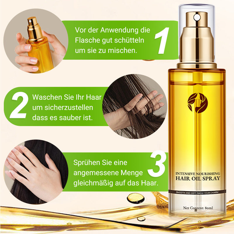 ✨ Kauf 1, bekomme 1 gratis! (2 Stück) 🔥 Tiefenpflegendes Haarspray – mit Keratin und Hitzeschutz, für glattes, glänzendes Haar und Spitzenreparatur 🌟🧴