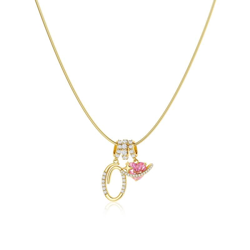 💖 LETZTER TAG – 50 % RABATT ✨ 3-lagige Anhänger-Halsketten mit Initialen A-Z 🎀 | Personalisiert & elegant
