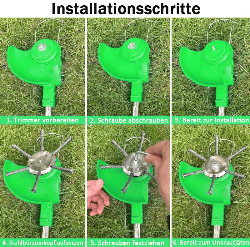 🔥🎁 2+1 GRATIS!! 👨‍🌾Ersatzkopf für Fadentrimmer - werkzeugloser Schnellwechsel 🛠️🌿