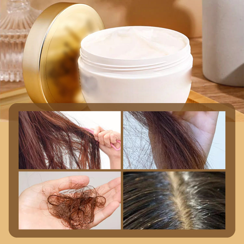 🔥🎁 1 +1 GRATIS + 50 % Rabatt!!  ⏰🌿💧Feuchtigkeitsspendende Haarmaske mit Aminosäuren – praktische Reisegröße