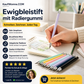 ✏️ Ewiger Bleistift mit Radiergummi – kein Anspitzen nötig, bruchsicherer Schreibstift für Schule, Zeichnen und den Alltag