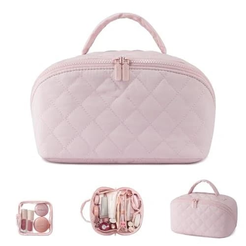 🔥👛 50% RABATT + Die 2. Tasche für nur 10 €! 👜 Die perfekte Reisemake-up-Tasche für Damen – hochwertig, praktisch, stylisch.
