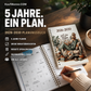 📔 5‑Jahres‑Planungsbuch 2026‑2030｜Tagebuch für Lebens‑, Beruf‑ & Studienplanung, begleitet dich bei Zielerreichung, Fortschrittsdokumentation und Selbstverbesserung