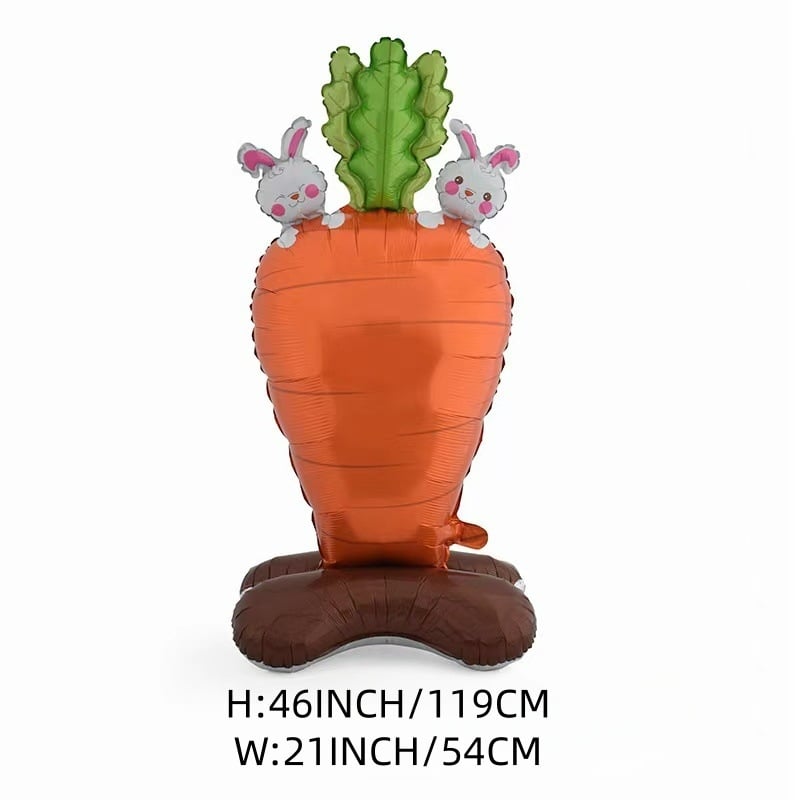 🎁Oster-Frühbucherangebot🐰3D-Stehhasenballon Extra Large – selbsttragend und festlich