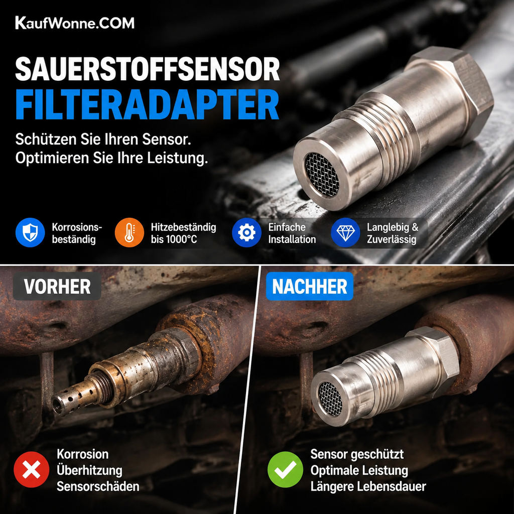 🔥🚗 Präzisions-Filteradapter für O₂-Sensoren ⚙️✨ Garantiert optimale Leistung & minimale Emissionen – maximale Langlebigkeit, einfacher Einbau
