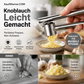 🧄 Schluss mit mühsamem Knoblauchhacken! Hochwertige Edelstahl-Knoblauchpresse – ein Druck, feines Knoblauchmus fertig.