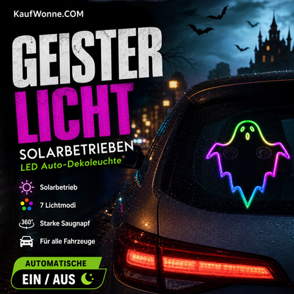 🚗👻 Solar-Auto-Geisterlicht mit intelligentem Bewegungssensor
