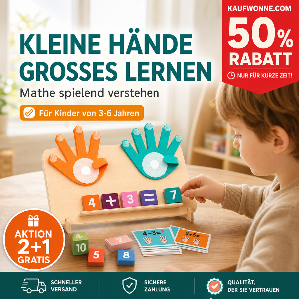🧮Pädagogische Mathematik‑Lernspielzahlen‑Zählblöcke | Greifbares Lernmaterial für Zahlen und Rechnen