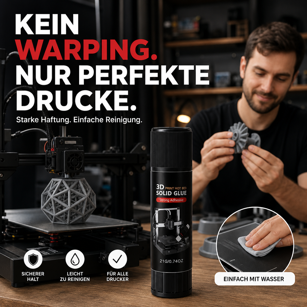 🔥🖨️ 3D-Drucker-Heizbett, feste Klebestifte