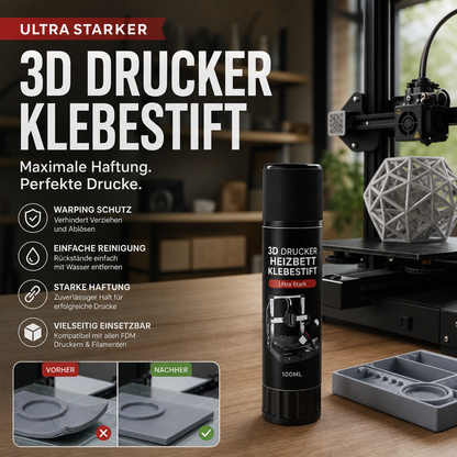 🔥🖨️ 3D-Drucker-Heizbett, feste Klebestifte