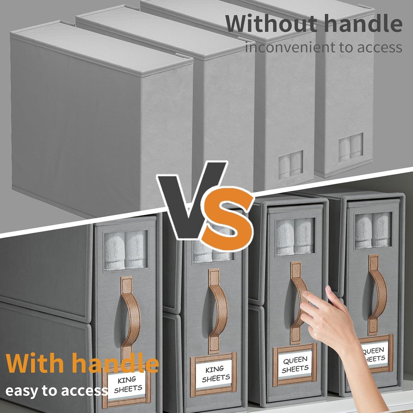 📢 JETZT 50 % RABATT!! ⏰ Faltbarer Organizer für Bettwäsche‑Sets