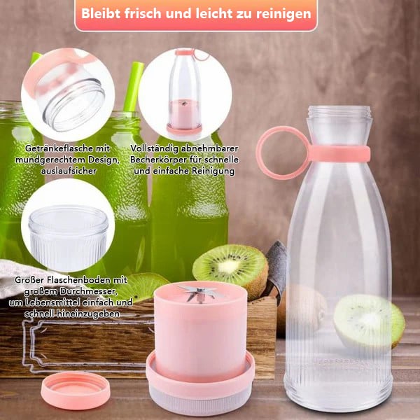 🍊 50% RABATT! 🥤✨ Bestseller Tragbarer Entsafter – Frischer Saft | Früchte, Shakes & mehr🍓