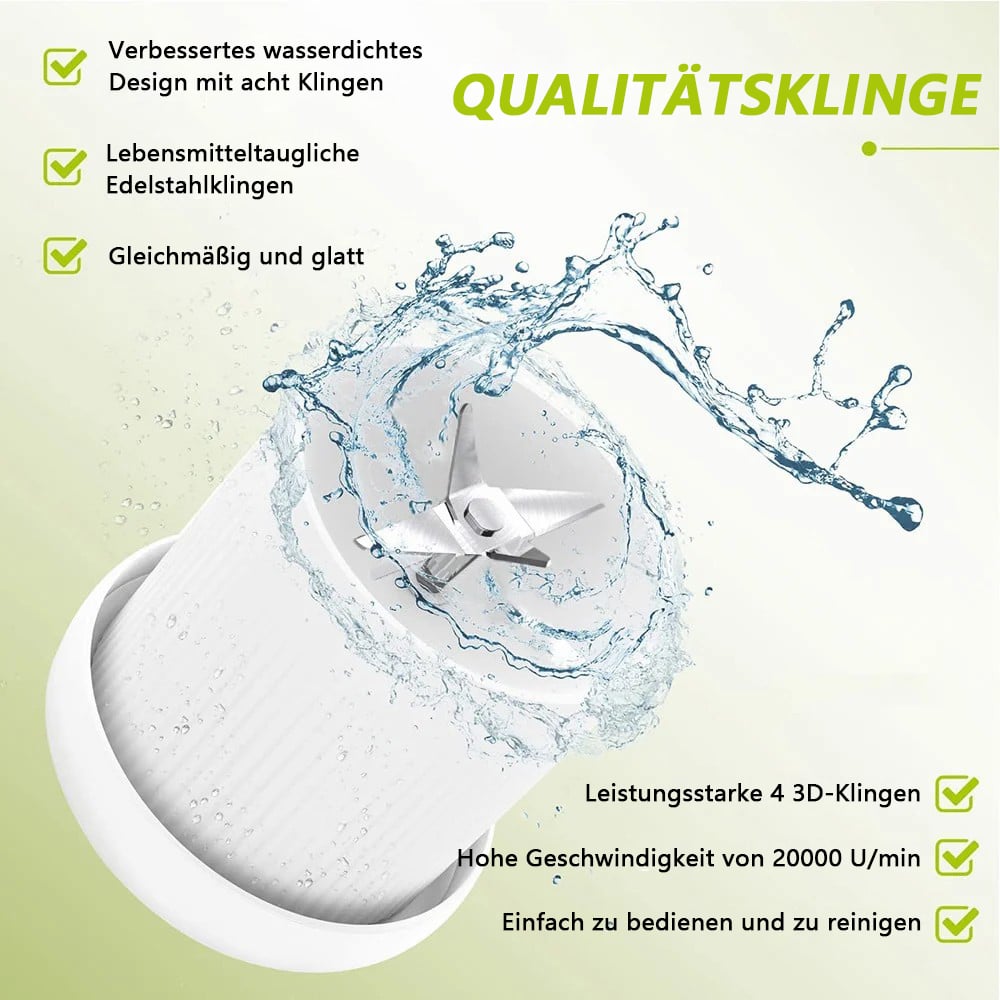 🍊 50% RABATT! 🥤✨ Bestseller Tragbarer Entsafter – Frischer Saft | Früchte, Shakes & mehr🍓