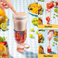 🍊 50% RABATT! 🥤✨ Bestseller Tragbarer Entsafter – Frischer Saft | Früchte, Shakes & mehr🍓