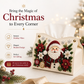 🔥🎁 2+1 GRATIS!!🎄✨ Decorative Beaded Christmas Tissue Box Cover – Elegant Santa, Snowman & Reindeer Holiday Decor