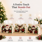 🔥🎁 2+1 GRATIS!!🎄✨ Decorative Beaded Christmas Tissue Box Cover – Elegant Santa, Snowman & Reindeer Holiday Decor