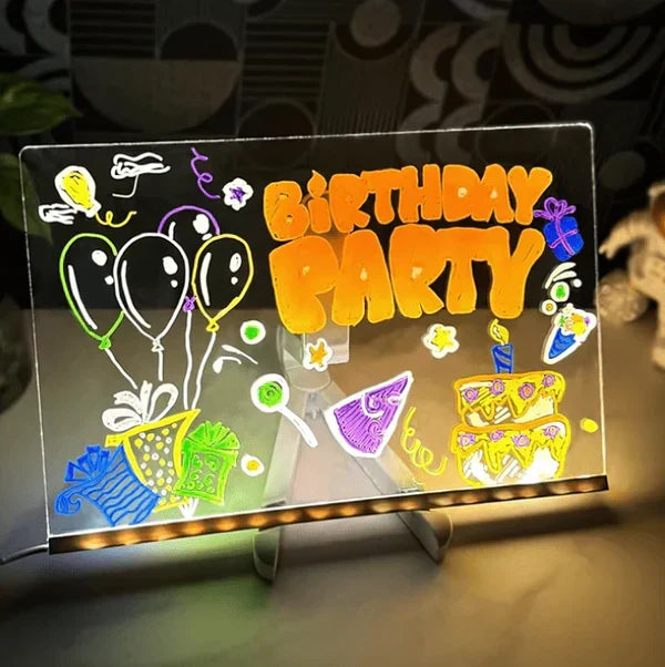 🔥🎁 50 % Rabatt!! ⏳🎨 Leuchtendes LED-Zeichenbrett für Kinder 🖼️