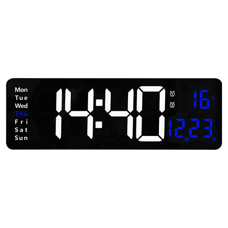 📢📢 50% RABATT !! ⏰ Große Digitaluhr 13 Zoll / 16 Zoll mit Temperaturanzeige, Datum, automatischer Sommerzeit & Nachtlicht mit automatischer Helligkeitsregelung