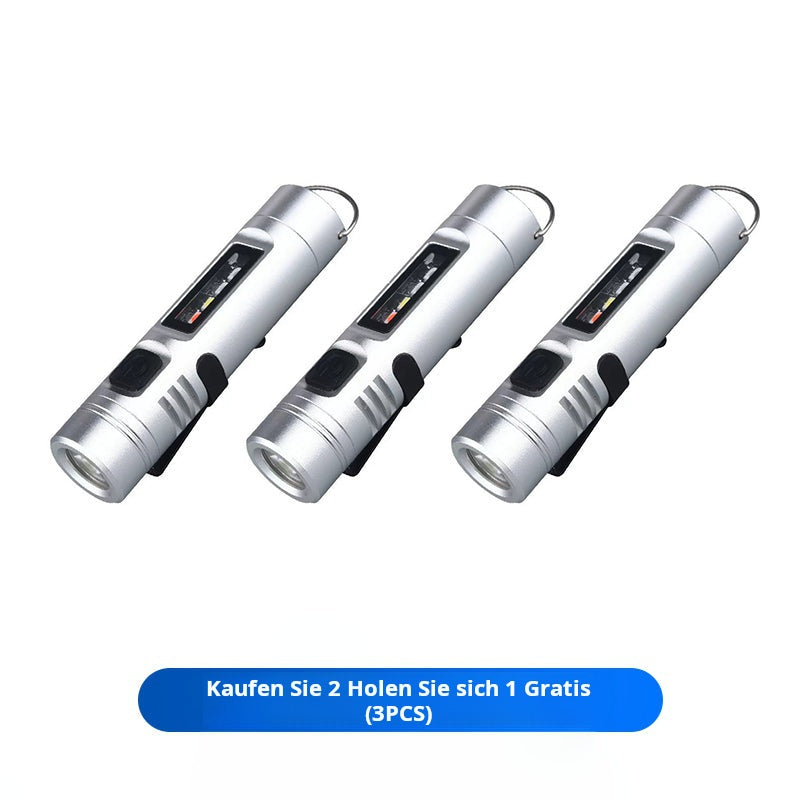 📢📢50 % Rabatt!! ⏰💎Mini-Taschenlampe aus Alu-Legierung – vielseitig, langlebig, perfekt für Alltag & Outdoor | Viel mehr als nur Licht – das ultimative Mini-Gadget ✨