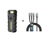 💎 50 % RABATT! 💎 180° drehbare LED-Arbeitsleuchte – Zweistrahler, Magnetfuß und USB-C-Ladeanschluss