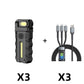 💎 50 % RABATT! 💎 180° drehbare LED-Arbeitsleuchte – Zweistrahler, Magnetfuß und USB-C-Ladeanschluss