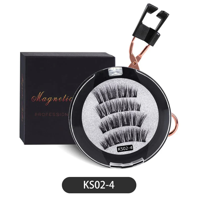 🎁 2+1 GRATIS!! 🔥 2026 Heißer Verkauf – Natürliches magnetisches 3D-Wimpernset. Kein Kleber nötig! Mühelos & wiederverwendbar.