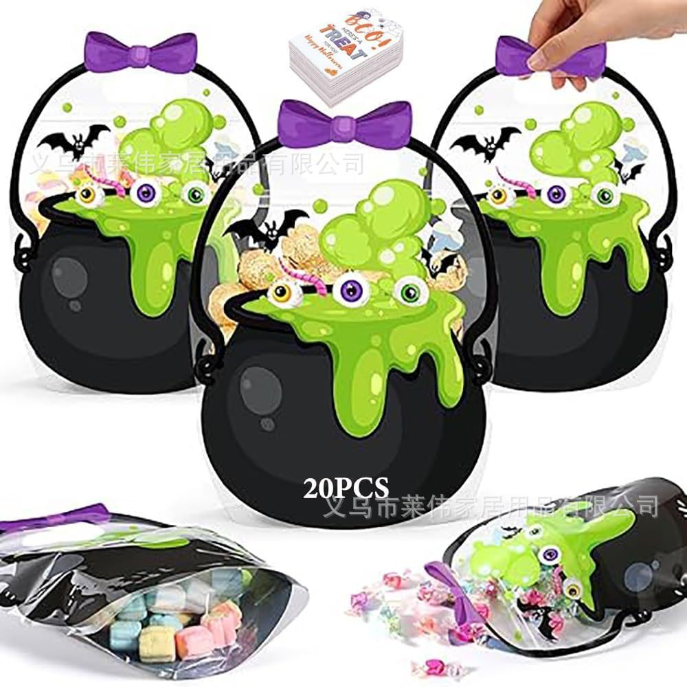💥🎃 Süßes‑oder‑Saures‑Süßigkeitentüten | Halloween‑Geschenktüten 10‑Teile‑Set