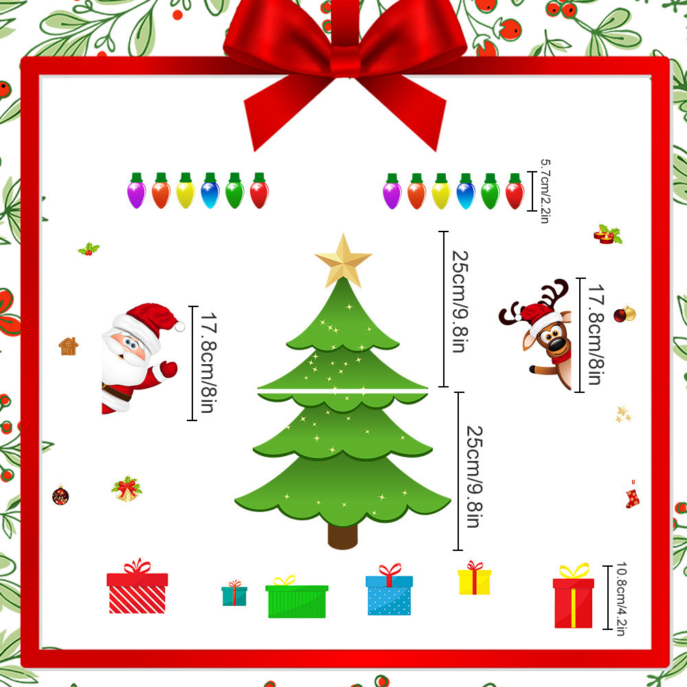 🎅 Weihnachts-Magnetaufkleber, festliche Dekoration für Kühlschrank und Metalloberflächen