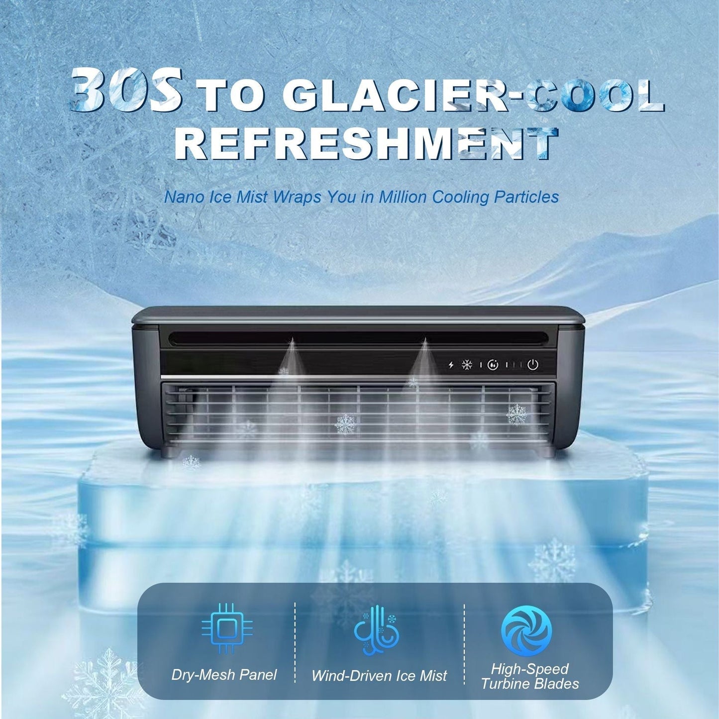 📢📢50 % Rabatt!! ⏰❄️ Mini-Klimagerät zur Wandmontage – ohne Fenster, ohne Außengerät – einfach einstecken & sofort kühle Luft genießen