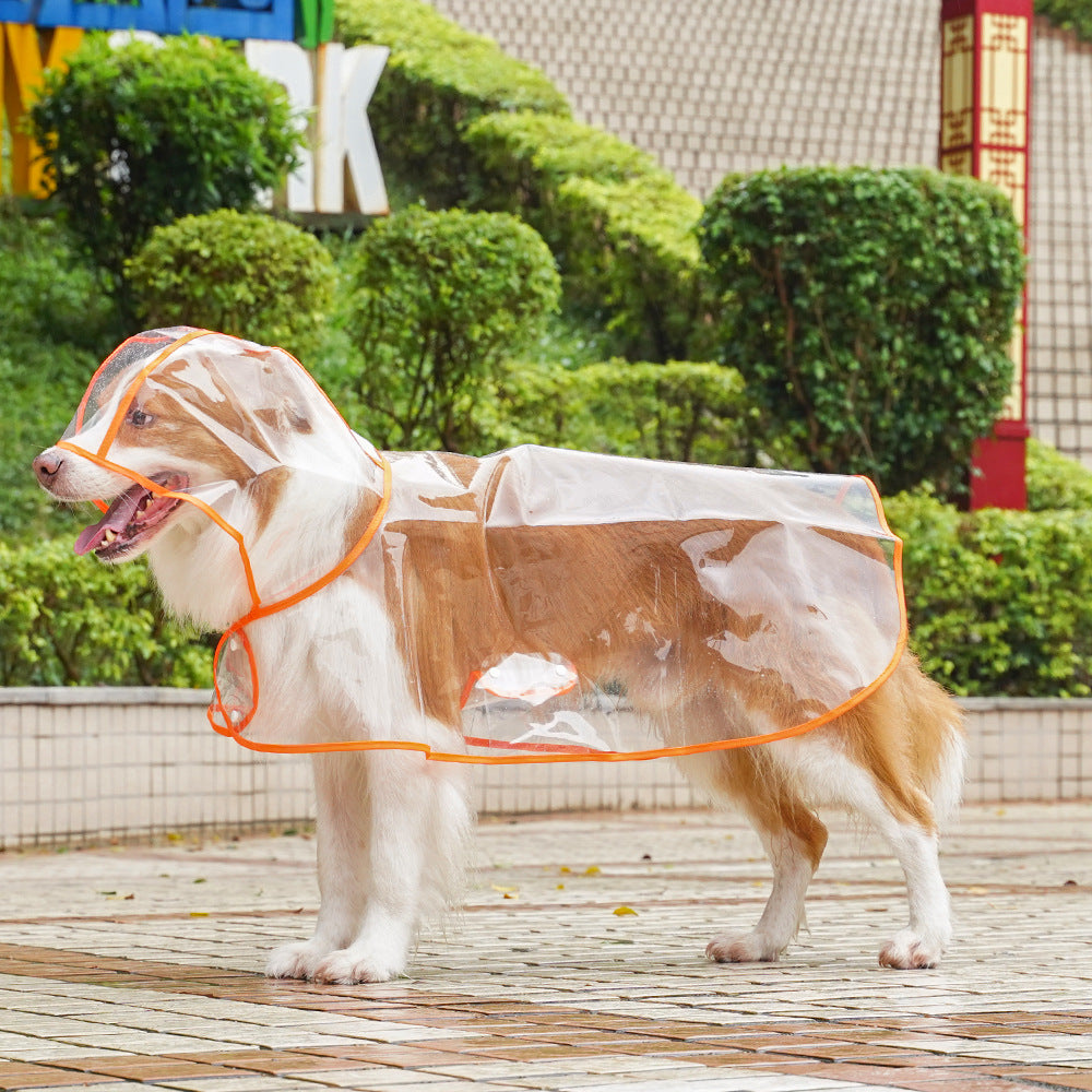 🐕🐱Transparenter Regenmantel für Hunde