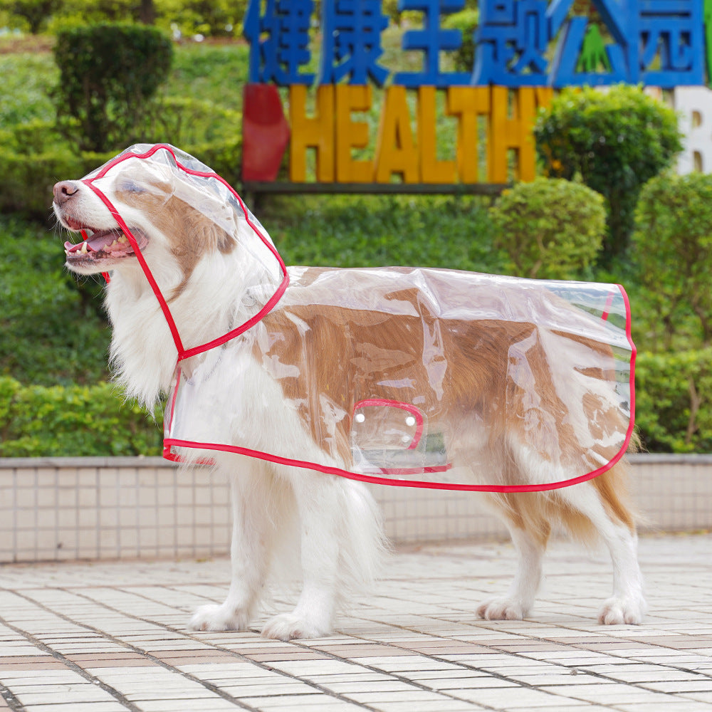 🐕🐱Transparenter Regenmantel für Hunde