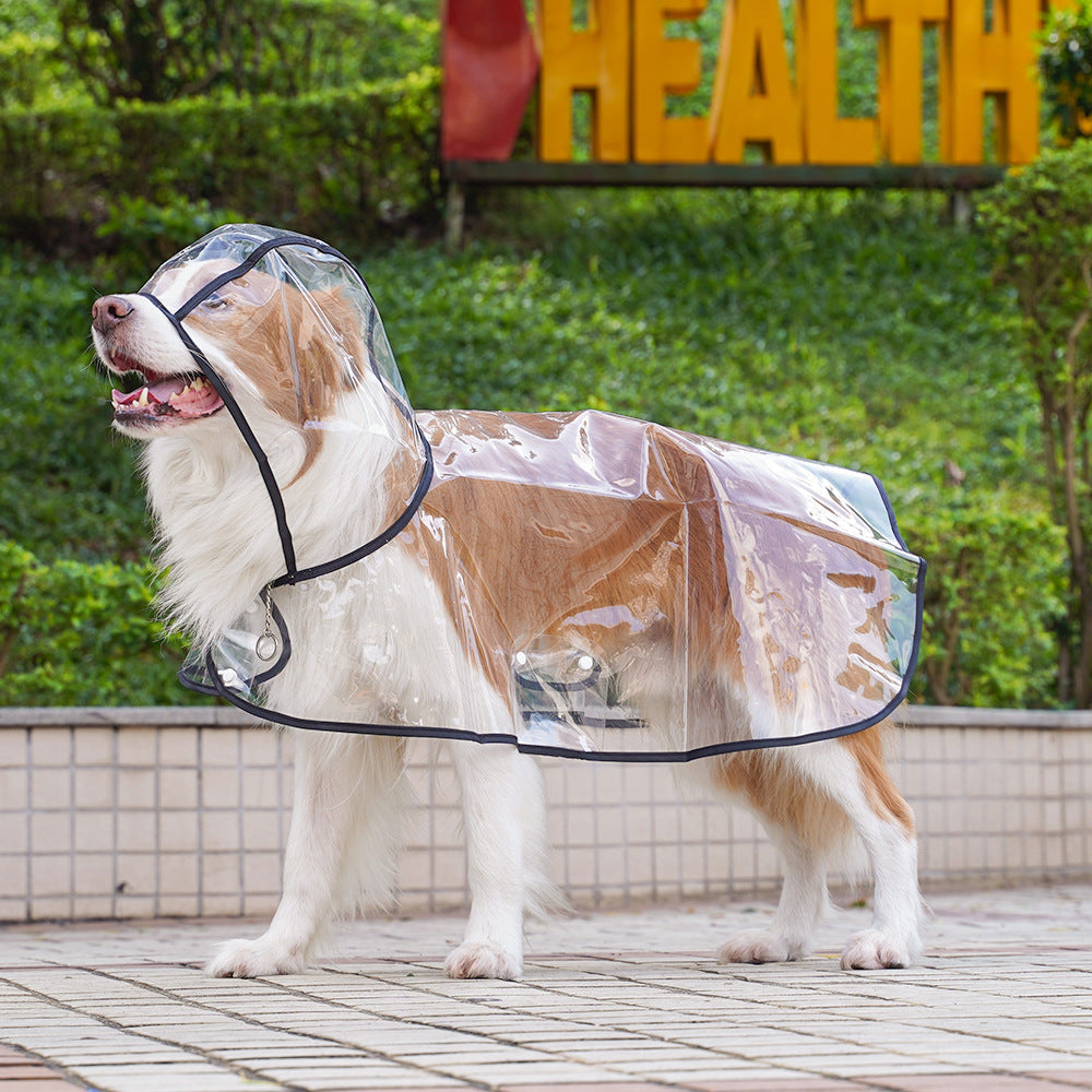 🐕🐱Transparenter Regenmantel für Hunde