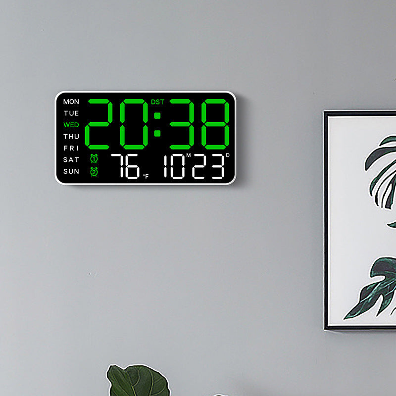 📢📢50 % RABATT !! ⏰Multifunktionale dekorative LED-Digital-Wanduhr，Die grenzenlose Digitaluhr für das moderne norwegische Zuhause | Funktional & dekorativ