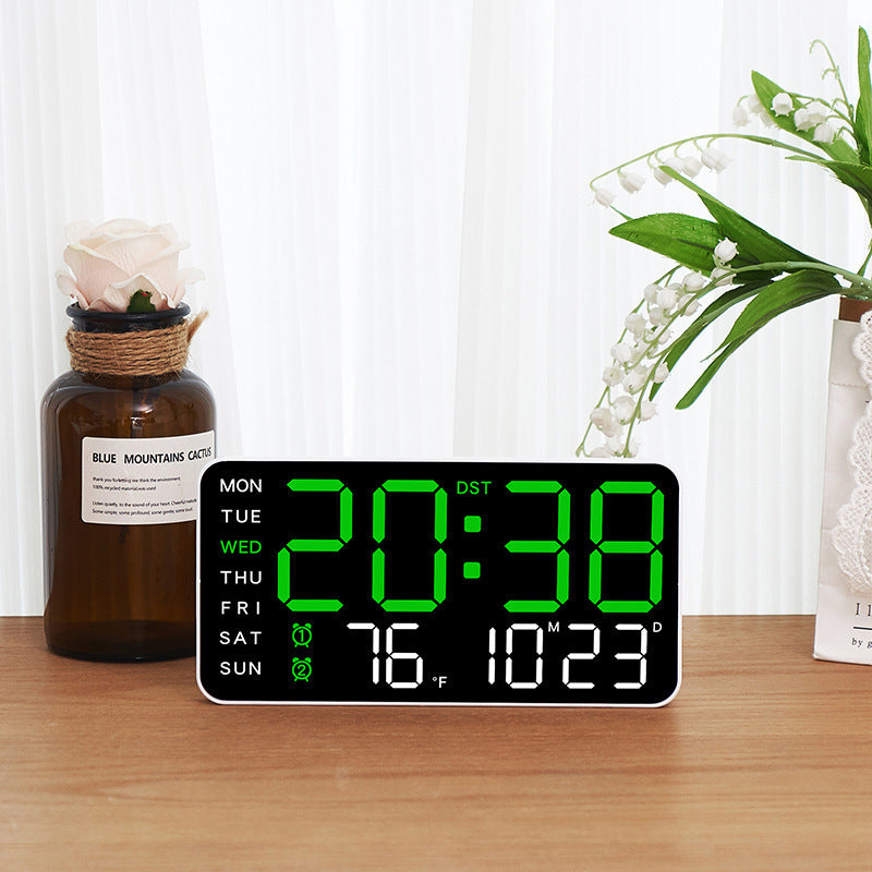 📢📢50 % RABATT !! ⏰Multifunktionale dekorative LED-Digital-Wanduhr，Die grenzenlose Digitaluhr für das moderne norwegische Zuhause | Funktional & dekorativ