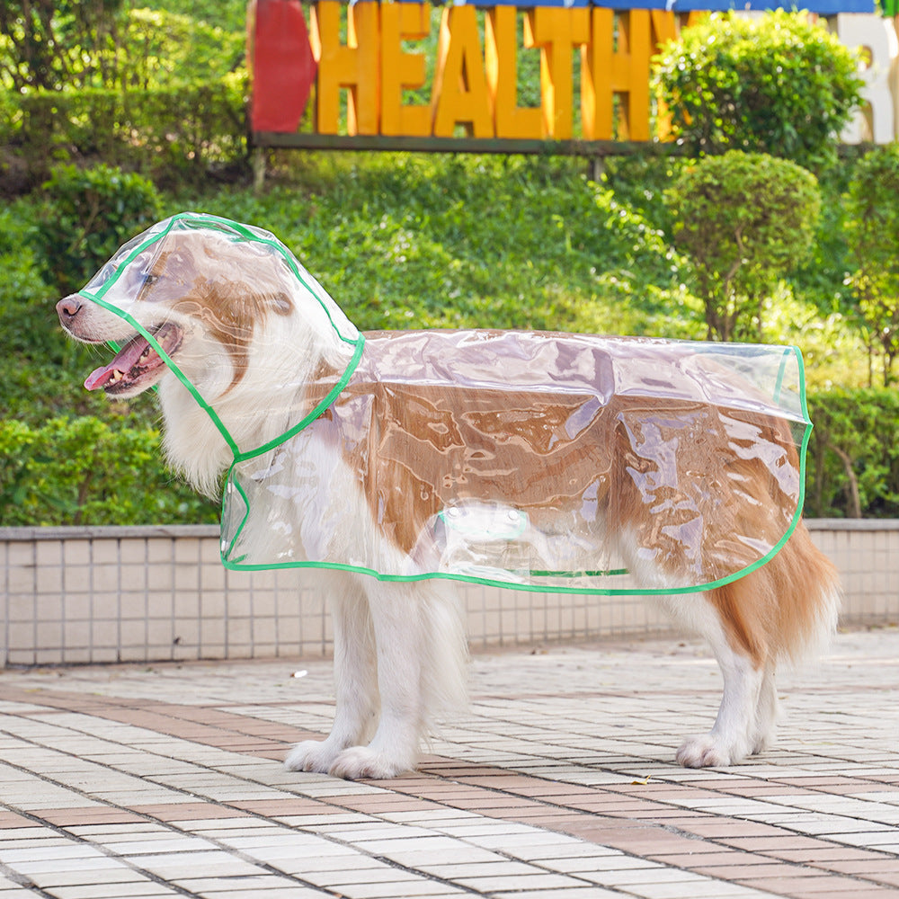 🐕🐱Transparenter Regenmantel für Hunde