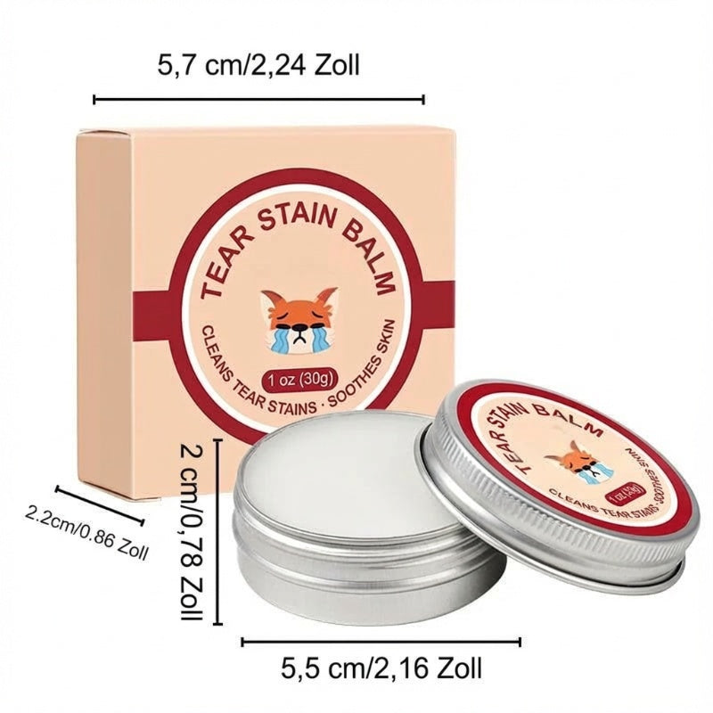 ⏳🔥50% RABATT 🐱🐶 Set aus Schutzcreme und Bürste gegen Tränenspuren für Haustiere – sanfte Pflege für Katzen und Hunde
