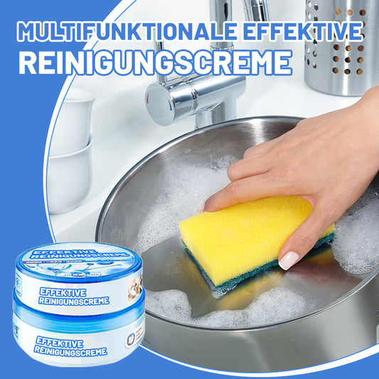 🔥Multifunktionale Reinigungscreme für faule Hände – Kraftvolle Fleckenentfernercreme für Küche, Bad und alle anderen Oberflächen im Haushalt