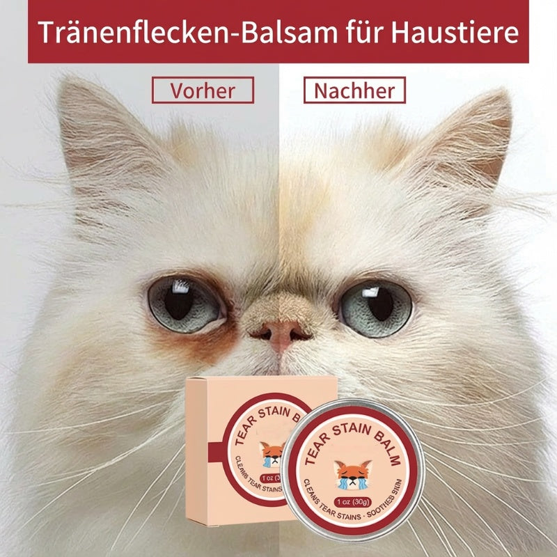 ⏳🔥50% RABATT 🐱🐶 Set aus Schutzcreme und Bürste gegen Tränenspuren für Haustiere – sanfte Pflege für Katzen und Hunde