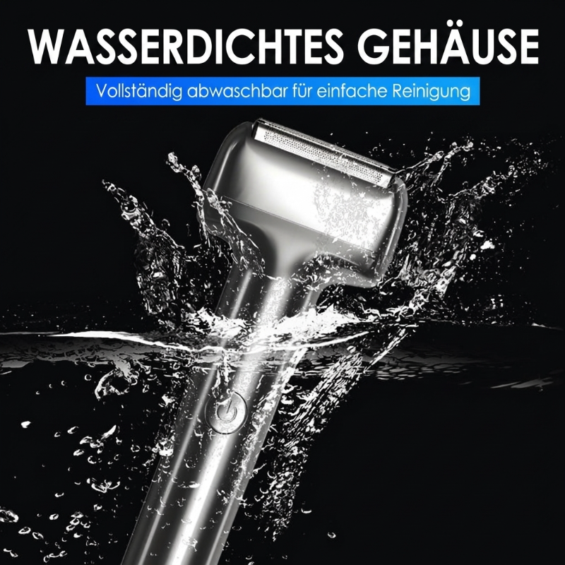🪒 Wiederaufladbarer elektrischer Folienrasierer für Herren ⚡🧔 – Effiziente, gründliche Rasur, kabelloser, tragbarer Nass- und Trockenrasierer für die tägliche Bartpflege