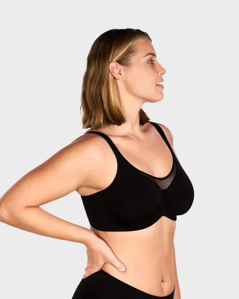 🔥Letzter Tag zum Sonderpreis von 11.49 €! 💐 Eleganter, transparenter Damen-BH mit voller Abdeckung in großen Größen