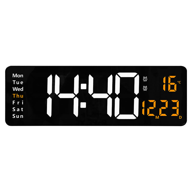 📢📢 50% RABATT !! ⏰ Große Digitaluhr 13 Zoll / 16 Zoll mit Temperaturanzeige, Datum, automatischer Sommerzeit & Nachtlicht mit automatischer Helligkeitsregelung