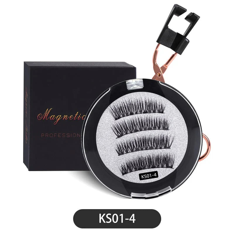 🎁 2+1 GRATIS!! 🔥 2026 Heißer Verkauf – Natürliches magnetisches 3D-Wimpernset. Kein Kleber nötig! Mühelos & wiederverwendbar.