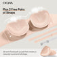 ⛱️Letzter Tag zum Sonderpreis von nur 9.99 € !!💞Trägerloser Push-up-BH für Damen, Bandeau-BH, rutschfest, kabellos, stützend, gepolstert, nahtlos, bequem, aus Jelly-Material
