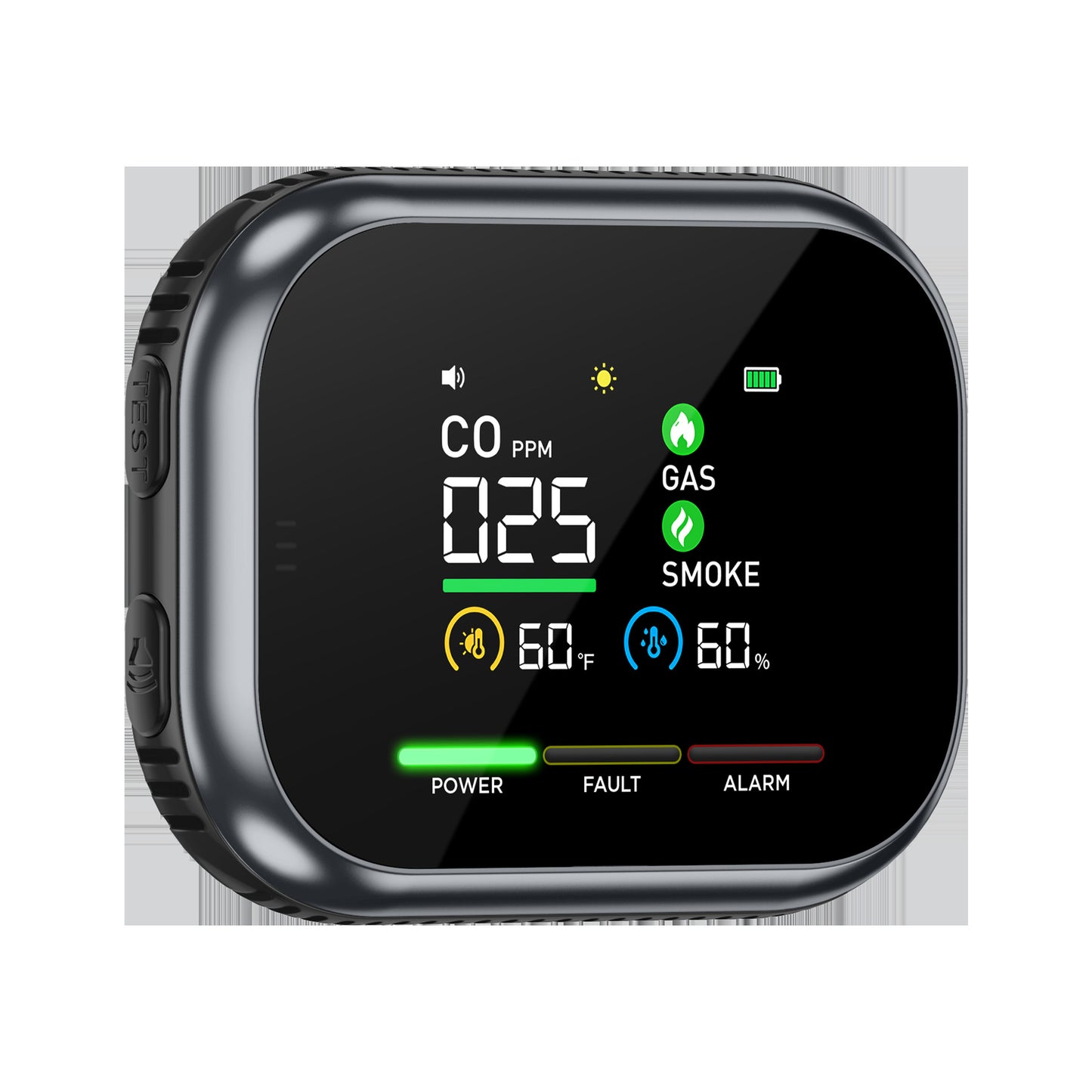 📢📢50 % Rabatt!!🏠✨Multigas‑Alarm mit LCD‑Display | CO‑, Gas‑ und Rauchmelder, Temperatur‑ und Luftfeuchtigkeitsüberwachung 中文