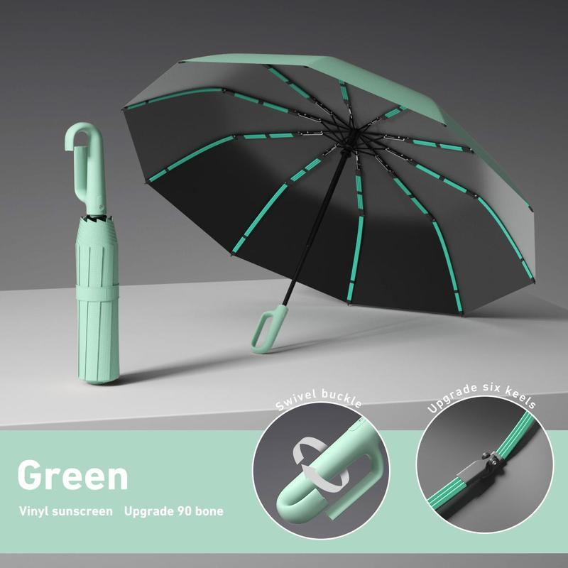 🔥🎁 2+1 GRATIS!! 50K+ verkauft! ☔Automatischer Faltregenschirm, wind‑ und wasserdicht, kompakt mit Schlaufenverschluss für den täglichen Gebrauch