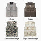 📸🎣Herren Outdoor Multifunktionsweste mit 10+ Taschen – Leichte Eisseide Anglerweste & Fotografenweste  | V-Ausschnitt, atmungsaktiv & schnelltrocknend