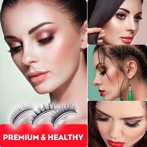 🎁 1+1 GRATIS ✨ Wiederverwendbare selbstklebende Wimpern ✨ Sekunden-Applikation & wiederverwendbar für perfekten Blick. 👁️
