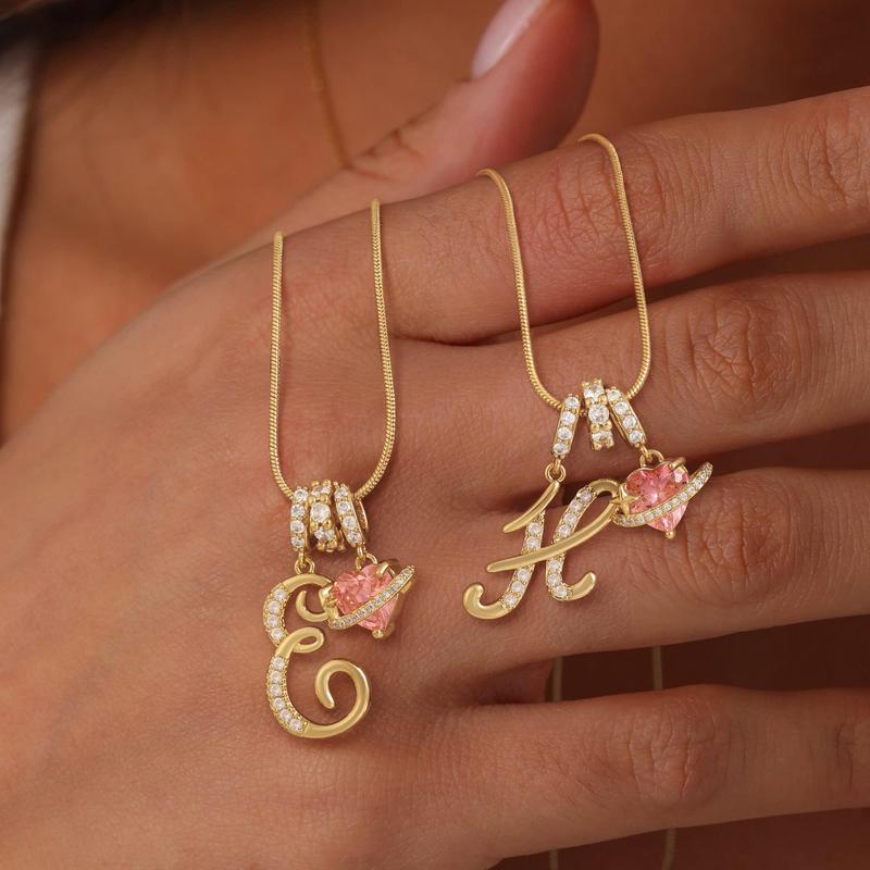 💖 LETZTER TAG – 50 % RABATT ✨ 3-lagige Anhänger-Halsketten mit Initialen A-Z 🎀 | Personalisiert & elegant